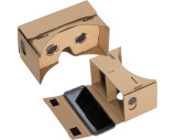 Virtual Reality glasses made of cardboard