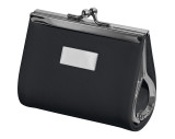 Beauty case with metal plate