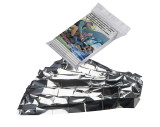 Aluminum insulating blanket in a pouch