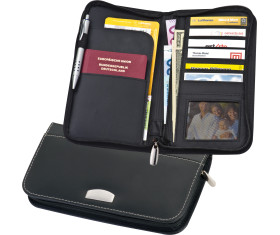 CrisMa leather travel wallet