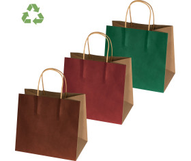 Recycelte Papiertasche klein