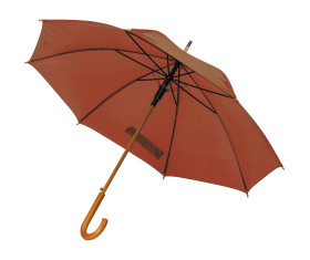 Parapluie automatique avec manche courbée