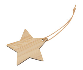 Colgante de estrella de bambú